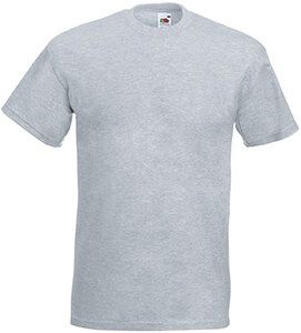 Fruit of the Loom SC61044 - T-Shirt Homme Manches Courtes 100% Coton Heather Grey