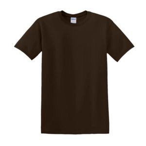 Gildan GI5000 - T-shirt Manches Courtes en Coton Chocolat Fonce