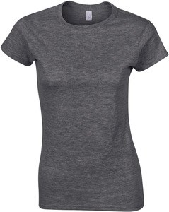 Gildan GI6400L - T-Shirt Femme 100% Coton Dark Heather