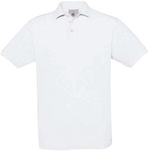 B&C CGSAF - Polo Piqué Homme Blanc