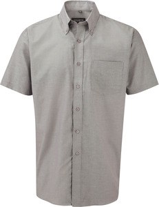 Russell Collection RU933M - Chemise Oxford Homme Manches Courtes