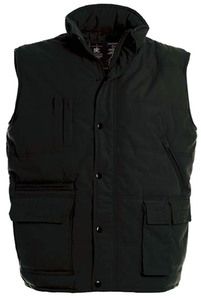 B&C CGEX - Bodywarmer Multi-poches Noir