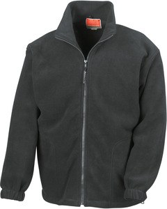 Result R36A - Veste Polaire Zippée Noir