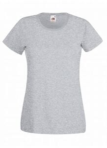 Fruit of the Loom SS050 - T-Shirt Femme Valueweight Heather Grey