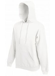 Fruit of the Loom SS224 - Sweat-Shirt à Capuche Homme Classic Blanc