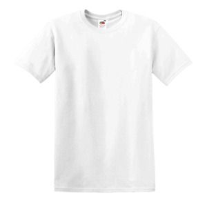 Fruit of the Loom SS030 - T-shirt Manches courtes pour homme Blanc