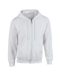 Gildan GD058 - Sweat-shirt à capuche adulte zippé HeavyBlend™ Ash