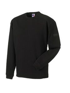 Russell J013M - Sweat-shirt col rond très résistant Noir