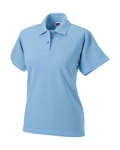 Russell Europe R-569F-0 - Ladies` Pique Polo Ciel
