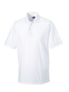 Russell R-599M-0 - Hard Wearing Polo Shirt Blanc
