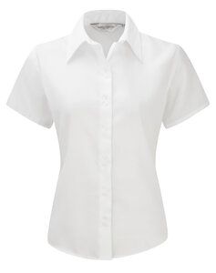 Russell Europe R-957F-0 - Ladies’ Short Sleeve Ultimate Non-iron Shirt Blanc