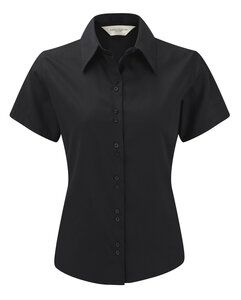 Russell Europe R-957F-0 - Ladies’ Short Sleeve Ultimate Non-iron Shirt Noir