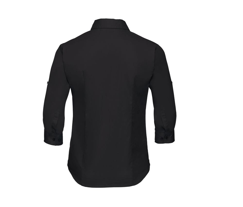 Russell Europe R-918F-0 - Ladies` Roll Sleeve Shirt 3/4 Sleeve