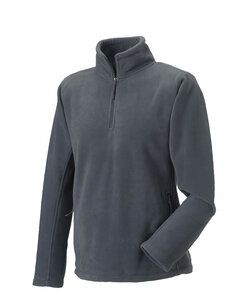 Russell Europe R-874M-0 - Adult’s Quarter Zip Outdoor Fleece Convoy Grey