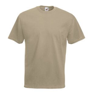 Fruit of the Loom 61-036-0 - T-Shirt Homme Value Weight Khaki