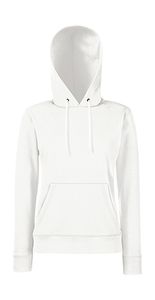 Fruit of the Loom 62-038-0 - Lady Fit Hooded Sweat Blanc