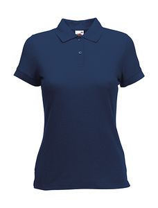 Fruit of the Loom 63-212-0 - Ladies Polo Blended Fabric Marine