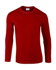 Gildan 64400 - T-Shirt Manches Longues Homme Softstyle® Rouge