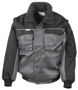 Result Work-Guard RE71A - Blouson de pilote résistant à manches zippées Work-guard™