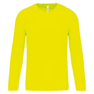 ProAct PA443 - T-Shirt Sport Manches Longues Fluorescent Yellow