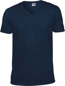 Gildan GI64V00 - T-Shirt Homme Col V 100% Coton Navy/Navy