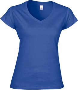 Gildan GI64V00L - T-Shirt Femme Col V Royal Blue