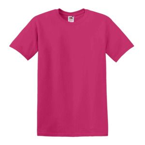 Fruit of the Loom SC6 - T-Shirt Manches Courtes 100% Coton  Fuchsia