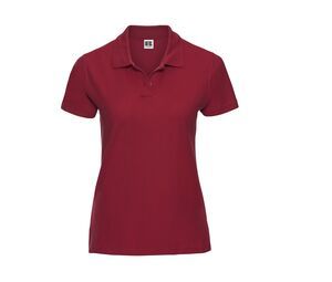 Russell RU577F - Polo Piqué Femme Classic Red
