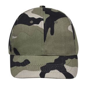 SOL'S 88100 - Buffalo Casquette 6 Panneaux Camo