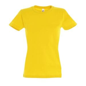 SOL'S 11502 - Imperial WOMEN Tee Shirt Femme Col Rond Jaune