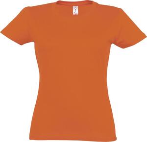 SOL'S 11502 - Imperial WOMEN Tee Shirt Femme Col Rond Orange