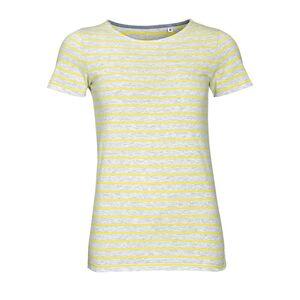 SOLS 01399 - MILES WOMEN Tee Shirt Femme Col Rond Rayé