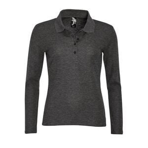 SOL'S 11317 - PODIUM Polo Femme Anthracite chiné