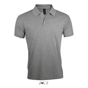 SOL'S 00571 - PRIME MEN Polo Homme Polycoton Gris Chiné