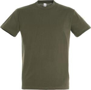 SOL'S 11380 - REGENT Tee Shirt Unisexe Col Rond Vert Miltaire