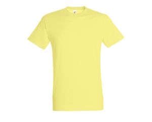 SOL'S 11380 - REGENT Tee Shirt Unisexe Col Rond Jaune pâle