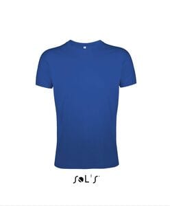 SOL'S 00553 - REGENT FIT Tee Shirt Homme Col Rond Ajusté Bleu Royal