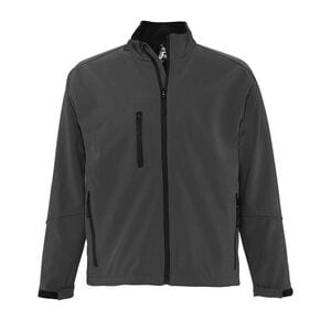 SOL'S 46600 - RELAX Veste Homme Zippée Softshell Anthracite