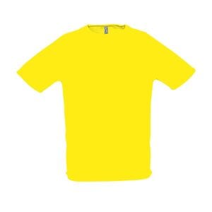 SOL'S 11939 - SPORTY Tee Shirt Manches Raglan Citron
