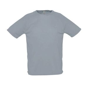 SOL'S 11939 - SPORTY Tee Shirt Manches Raglan Gris pur