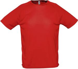 SOL'S 11939 - SPORTY Tee Shirt Manches Raglan Rouge