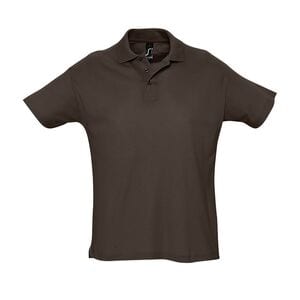 SOL'S 11342 - SUMMER II Polo Homme Chocolat