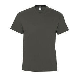 SOL'S 11150 - VICTORY Tee Shirt Homme Col ‘’V’’ Gris foncé