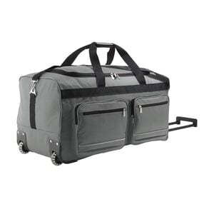 SOL'S 71000 - VOYAGER Sac De Voyage « Luxe » En Polyester 600 D   Roulettes Graphite