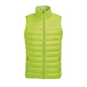 SOL'S 01436 - WAVE MEN Doudoune Light Sans Manche Homme Lime fluo