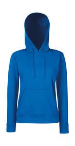 Fruit of the Loom 62-038-0 - Lady Fit Hooded Sweat Bleu Royal