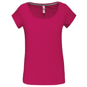 Kariban K384 - T-shirt col bateau manches courtes femme