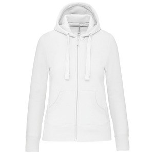 Kariban K464 - Sweat-shirt zippé capuche femme Blanc