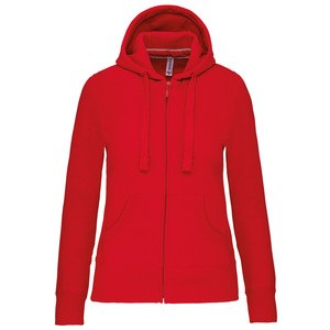 Kariban K464 - Sweat-shirt zippé capuche femme Rouge