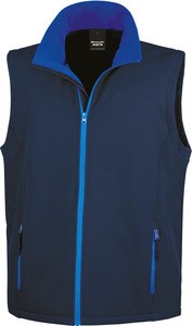 Result R232M - Body Softshell "Printable" Homme Navy/ Royal